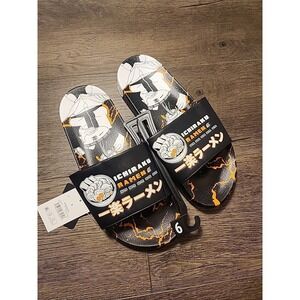 Naruto Men's Sz 9 Ramen Sport Slide Sandals Comfort Fit, Slip-on, Relaxed